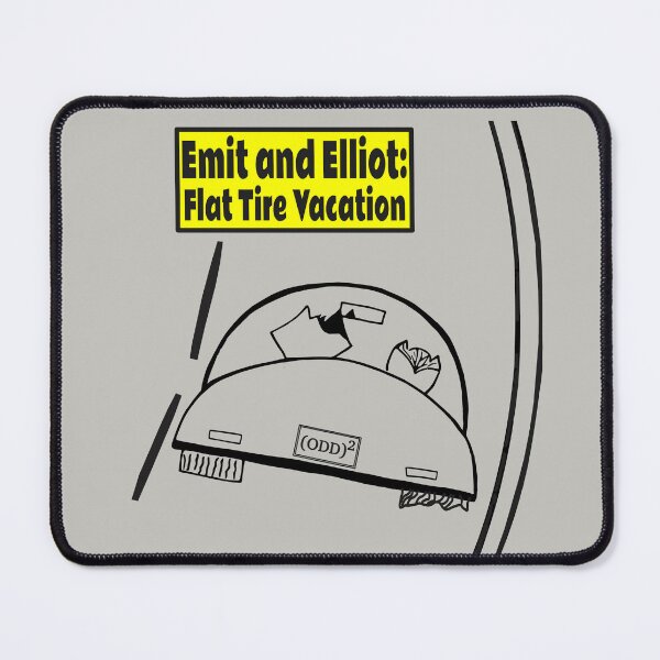 Item preview, Emit and Elliot: Flat Tire Vacation designed and sold by Odd-Squared.