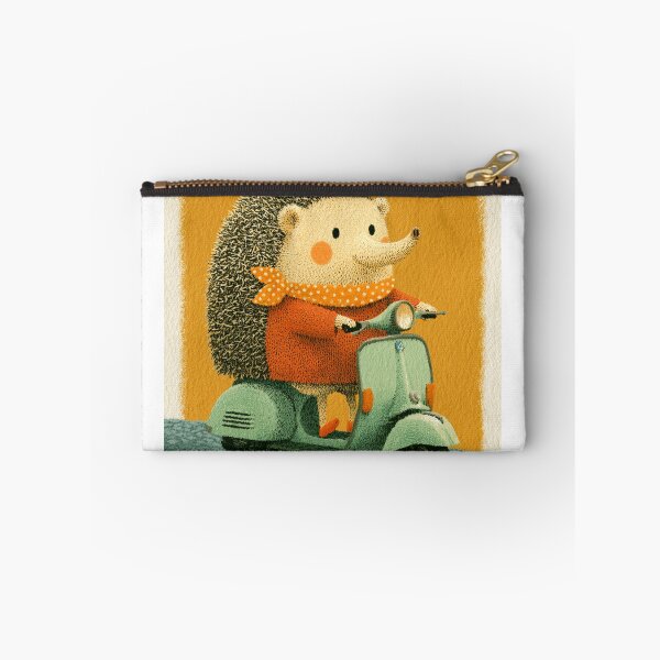 Item preview, Cute Hedgehog French Beret Mint Scooter Cozy Art designed and sold by UhuCriei .