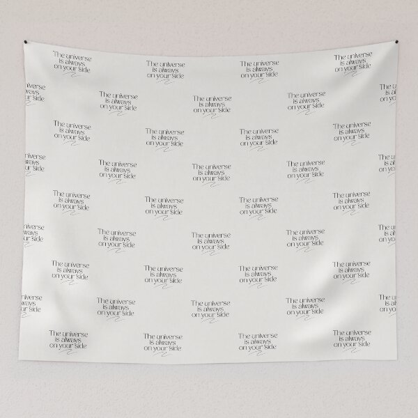 Item preview, The Universe Is Always On Your Side, Positive Affirmation Quotes, Law of Attraction, Minimalist Design designed and sold by SpringTeaDesigns.
