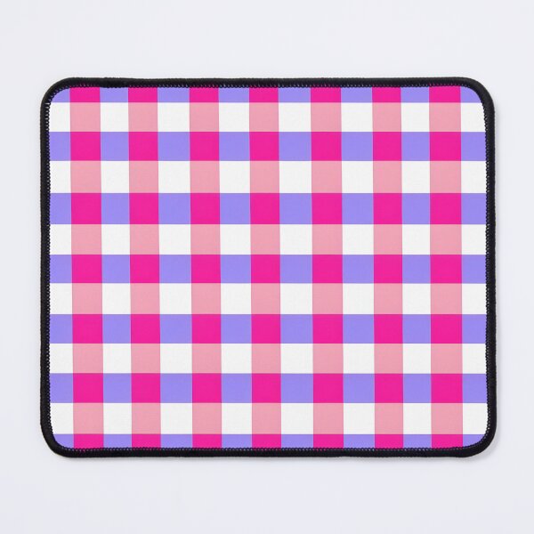 Item preview, gingham Check Pattern_06 Neon Pink & Purple designed and sold by MCreations0519.