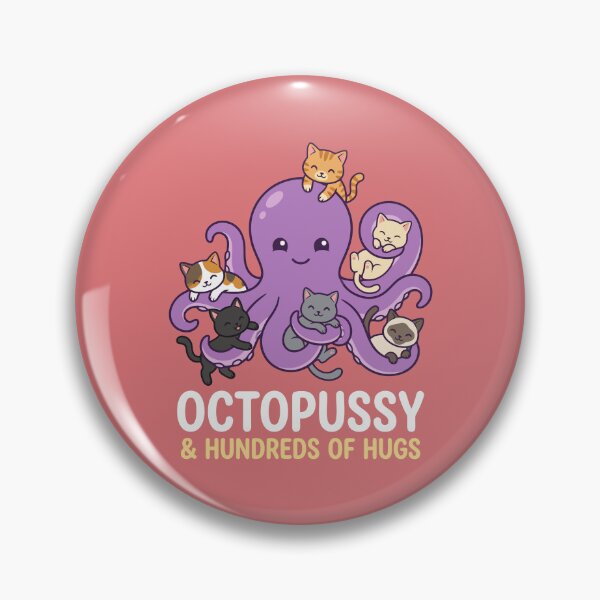 Item preview, Cute Octopussy Octopus Cuddling Kittens designed and sold by Amir Faysal.