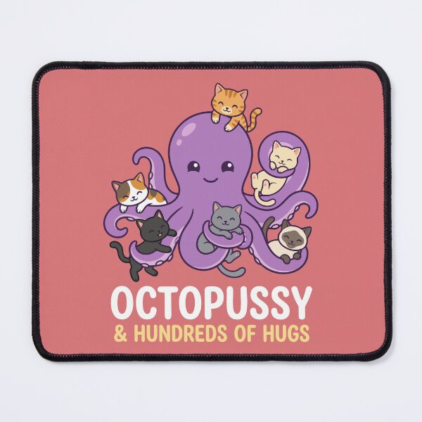 Item preview, Cute Octopussy Octopus Cuddling Kittens designed and sold by Amir Faysal.