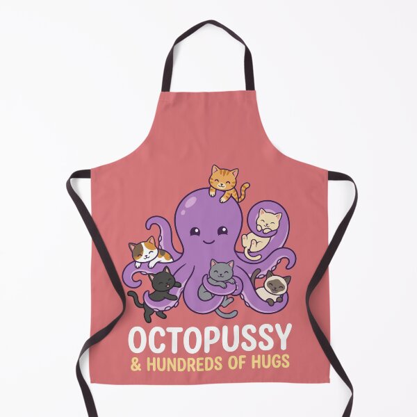 Item preview, Cute Octopussy Octopus Cuddling Kittens designed and sold by Amir Faysal.
