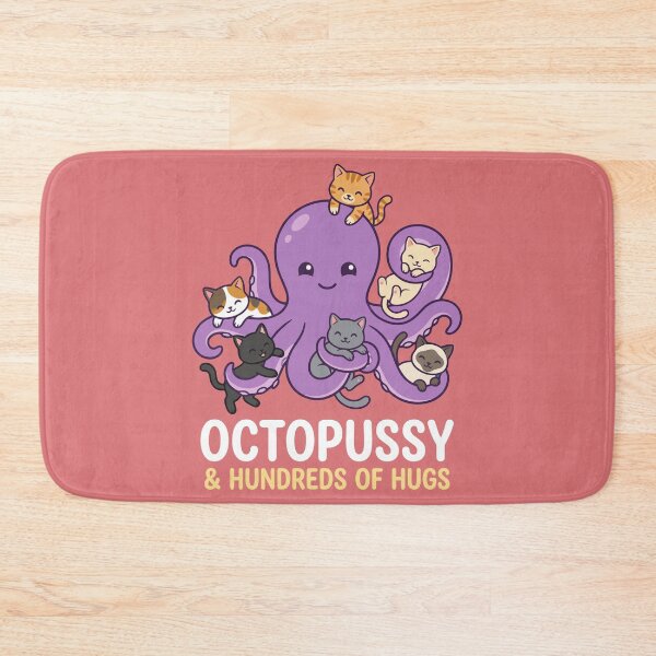 Item preview, Cute Octopussy Octopus Cuddling Kittens designed and sold by Amir Faysal.