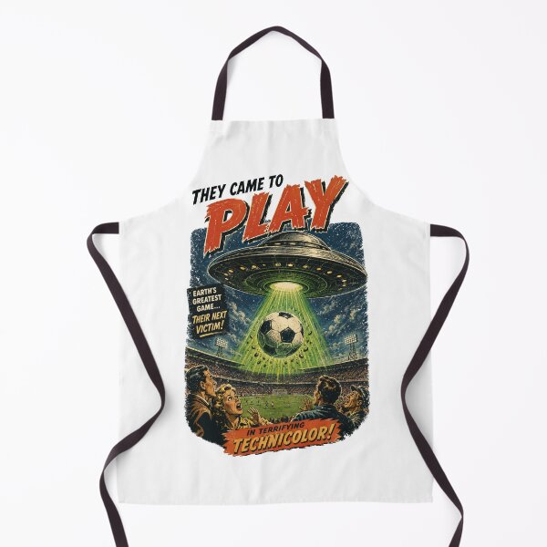 Item preview, Retro Sci-Fi UFO Soccer Abduction designed and sold by Anne97s.