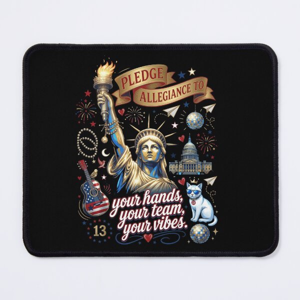 Item preview, Pledge Allegiance to Your Hands Team Vibes Statue of Liberty designed and sold by CallDesign.