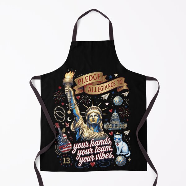 Item preview, Pledge Allegiance to Your Hands Team Vibes Statue of Liberty designed and sold by CallDesign.