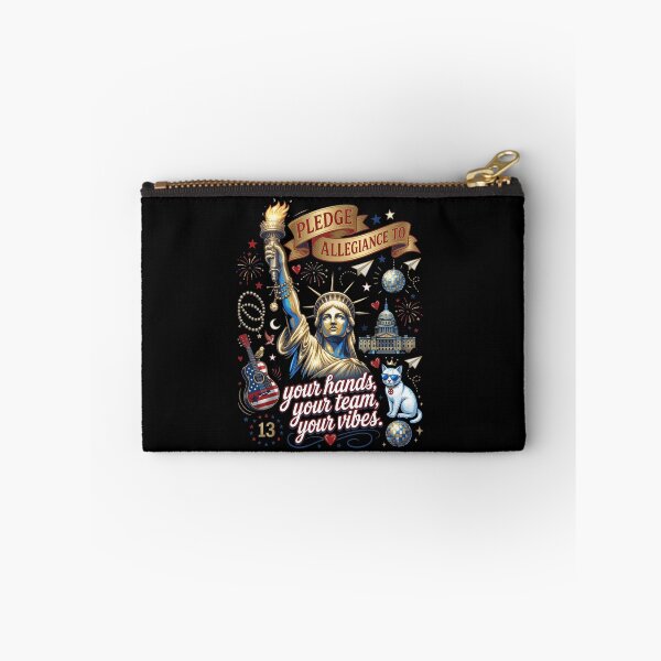 Item preview, Pledge Allegiance to Your Hands Team Vibes Statue of Liberty designed and sold by CallDesign.
