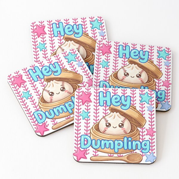 Item preview, Hey Dumpling – Baseball Squishy Kawaii Character designed and sold by EmeraldeaArt.