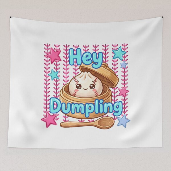 Item preview, Hey Dumpling – Baseball Squishy Kawaii Character designed and sold by EmeraldeaArt.