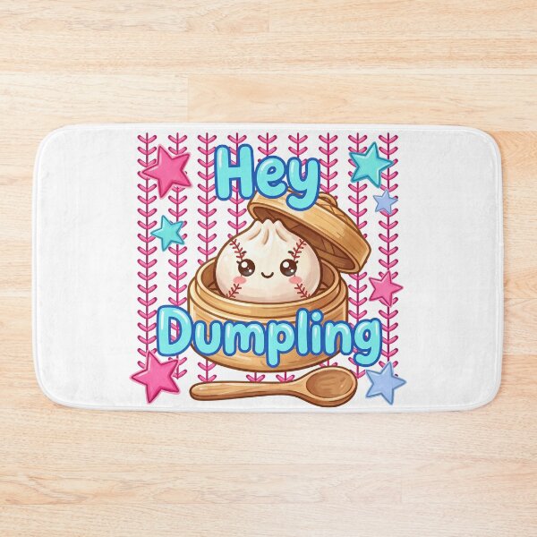 Item preview, Hey Dumpling – Baseball Squishy Kawaii Character designed and sold by EmeraldeaArt.