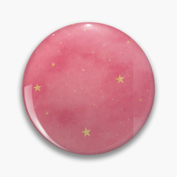 Item preview, Whimsical Watercolor Pink and Gold Starry Pattern designed and sold by Cleairydelulu.