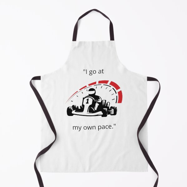 Item preview, I Go at My Own Pace – Funny Go-Kart Racing Quote Design designed and sold by ViralStickShop.
