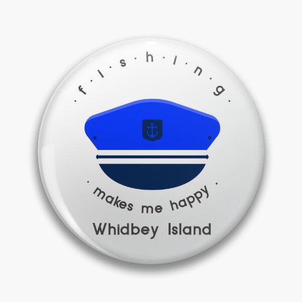 Item preview, Fishing makes me happy Whidbey Island designed and sold by swrs.