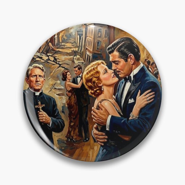Item preview, San Francisco Retro Disaster Romance Drama Tribute Art Movie Poster designed and sold by Art's Diner.