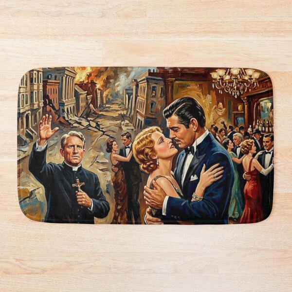 Item preview, San Francisco Retro Disaster Romance Drama Tribute Art Movie Poster designed and sold by Art's Diner.