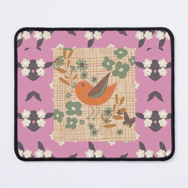 Item preview, Sweet Retro Bird And Garden. designed and sold by SalsySafrano.