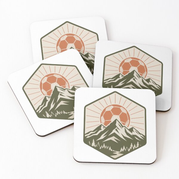 Item preview, Vintage Mountain Soccer Adventure Badge designed and sold by Anne97s.