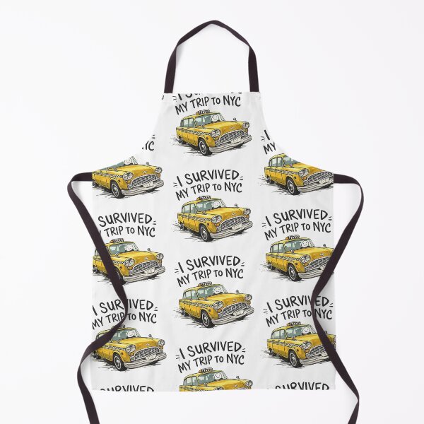 Item preview, I Survived My Trip to NYC Funny Yellow Taxi Vintage New York City Design designed and sold by mansourhamid.