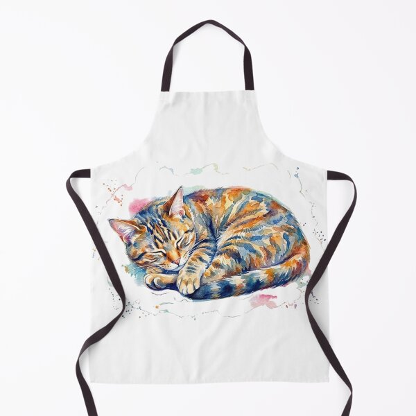 Item preview, Watercolor Cat Sleeping designed and sold by TheMagicIcon.