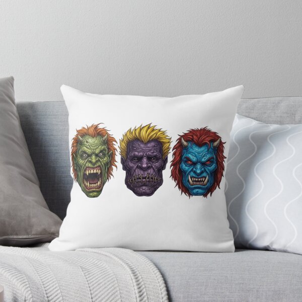 Item preview, Three Scary Monster Masks Set - Green, Purple, and Blue Creatures designed and sold by VibranPalette.