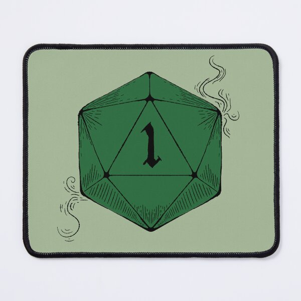 Item preview, Nat 1 | DnD Dungeons and Dragons d20 Dice Natural 1 designed and sold by AvaDCreative.