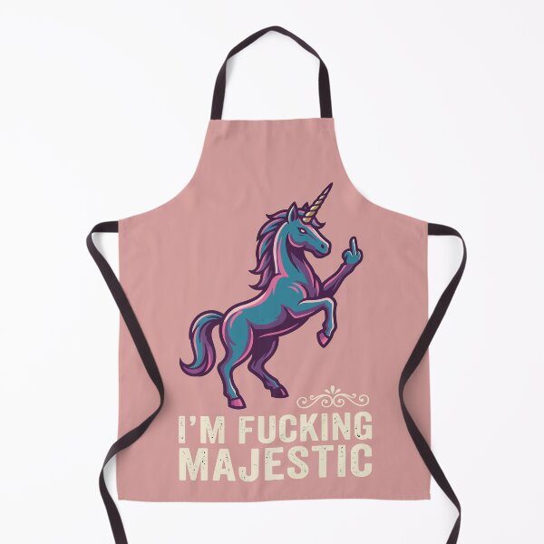 Item preview, Sarcastic Im Fucking Majestic Mythical Unicorn Middle Finger designed and sold by Amir Faysal.