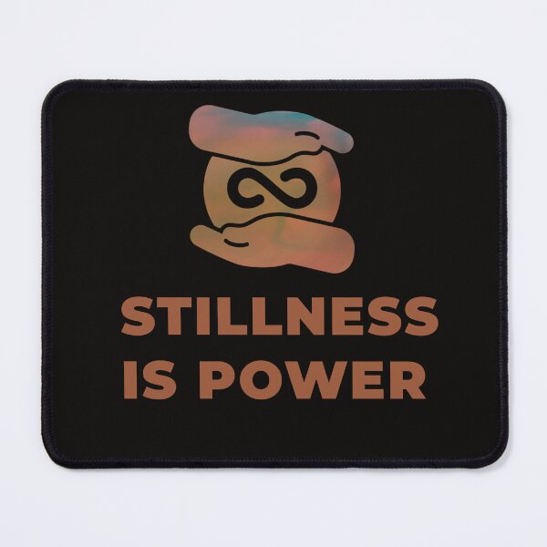 Item preview, Stillness Is Power Minimalist Infinity Quote designed and sold by Elite Vintage Studio.