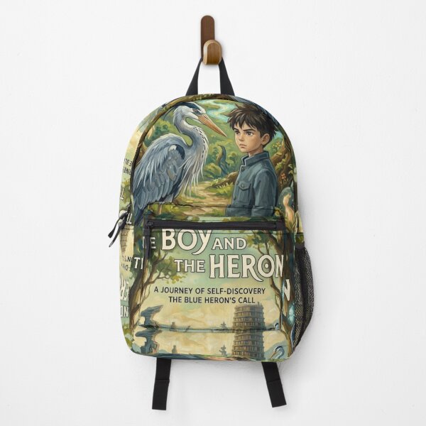 Item preview, The Boy and the Heron Retro Anime Fantasy Tribute Art Movie Poster designed and sold by Art's Diner.