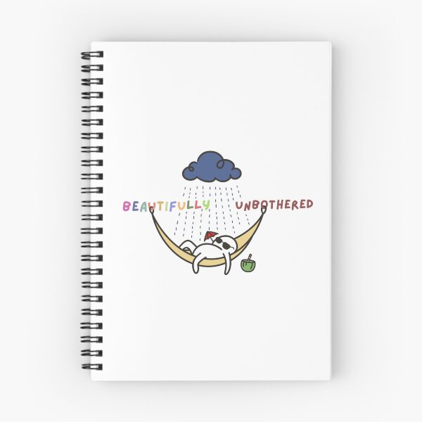 Item preview, Beautifully Unbothered - Funny Rainy Hammock Chill designed and sold by Draw-some Doodles.