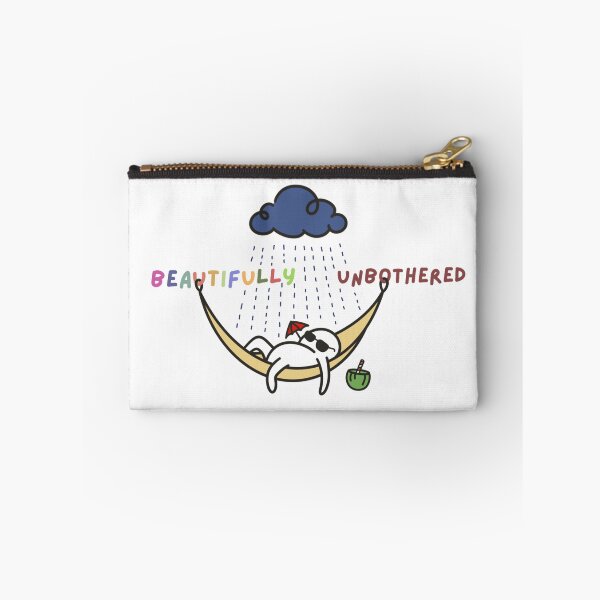 Item preview, Beautifully Unbothered - Funny Rainy Hammock Chill designed and sold by Draw-some Doodles.
