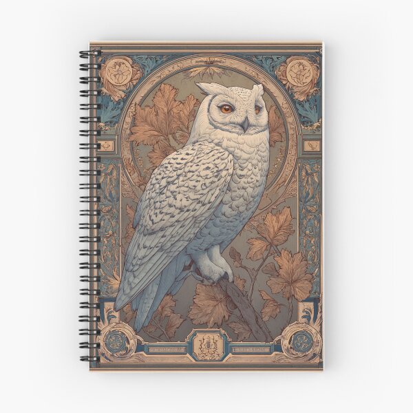 Item preview, Art nouveau owl designed and sold by MendaciousMina.