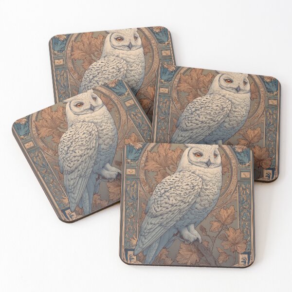 Item preview, Art nouveau owl designed and sold by MendaciousMina.