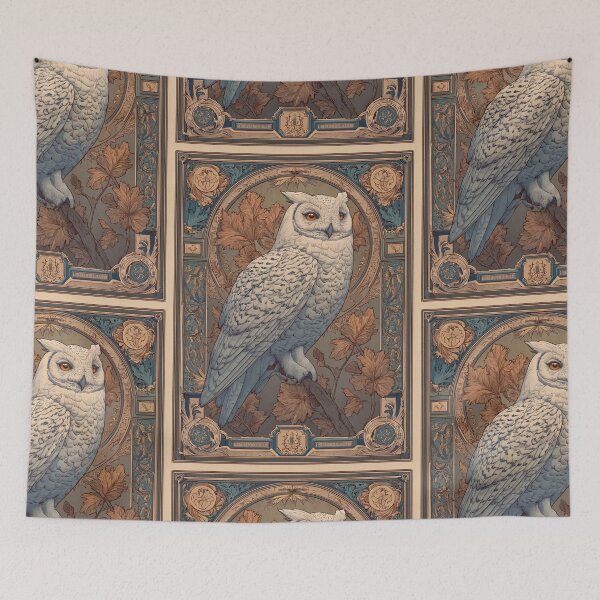 Item preview, Art nouveau owl designed and sold by MendaciousMina.