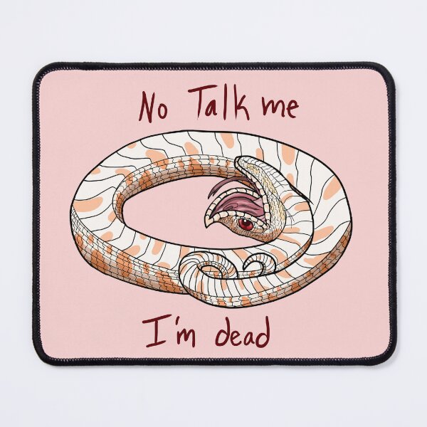 Item preview, No Talk Me Red Albino Hognose designed and sold by JoyHappySpiders.