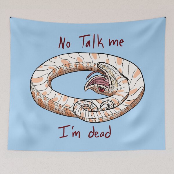 Item preview, No Talk Me Red Albino Hognose designed and sold by JoyHappySpiders.