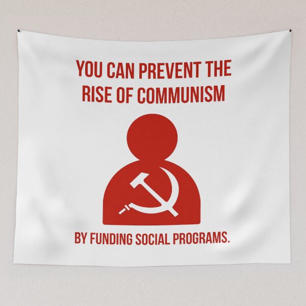 Aperçu de l'œuvre Vous pouvez empêcher la montée du communisme créée et vendue par Rachel the Artist .