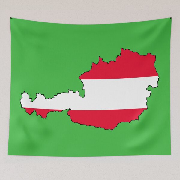 Item preview, Map of the Austrian flag designed and sold by visual adventures.