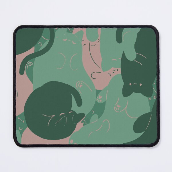 Item preview, Green and Pink Cat's designed and sold by PotatoSheep.