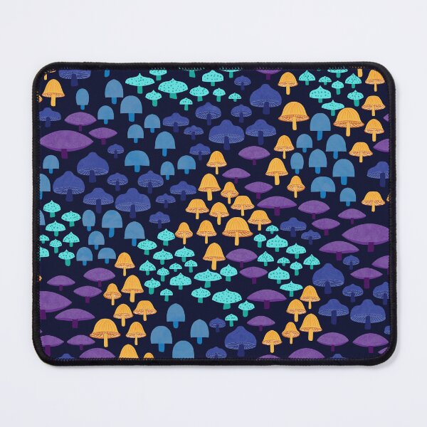 Item preview, Mini Mushrooms Dark Pattern designed and sold by EBParsley.