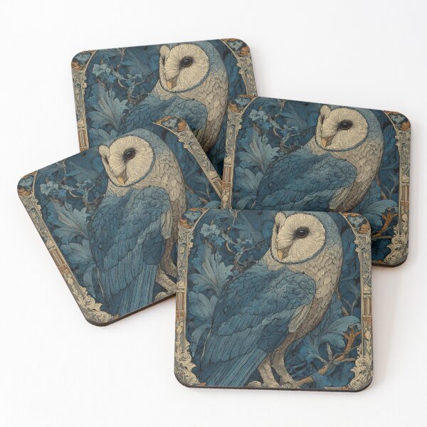 Item preview, Art nouveau owl designed and sold by MendaciousMina.