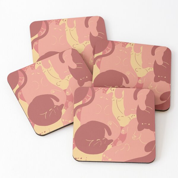 Aperçu de l'œuvre Pink Yellow Cat's créée et vendue par PotatoSheep.
