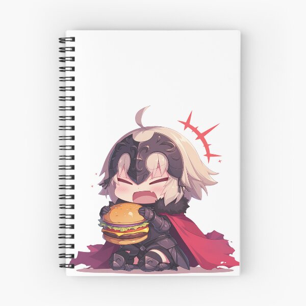 Item preview, Jeanne dArc Alter Fate Grand Order Chibi Burger Rage designed and sold by earlobejerk.