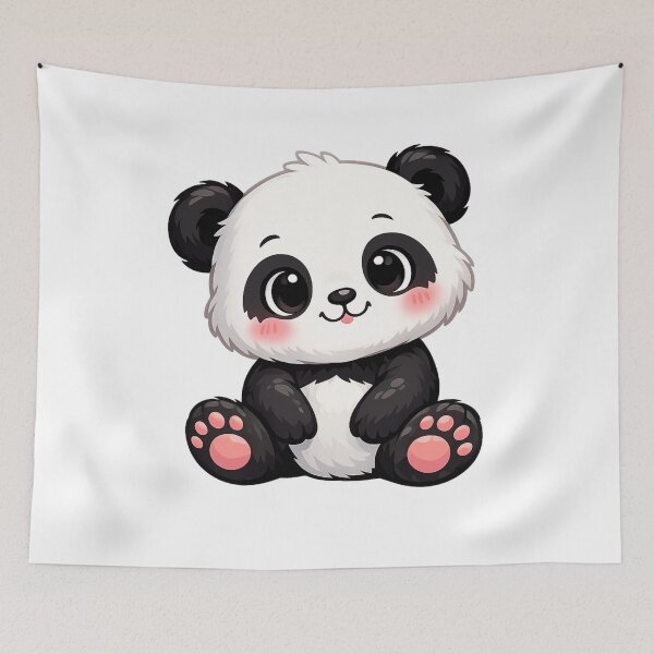 Item preview, cute panda designed and sold by BlockyBeasts.