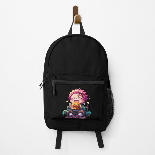 Item preview, Tanjiro Kamado Demon Slayer Anime Chibi Kawaii Burger Bright Joyful designed and sold by earlobejerk.