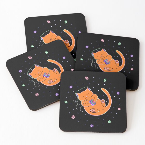 Aperçu de l'œuvre Sleepy Kitten in Space créée et vendue par Sollomio.