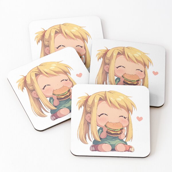Item preview, Winry Rockbell Fullmetal Alchemist Chibi Burger Blonde Joy designed and sold by earlobejerk.