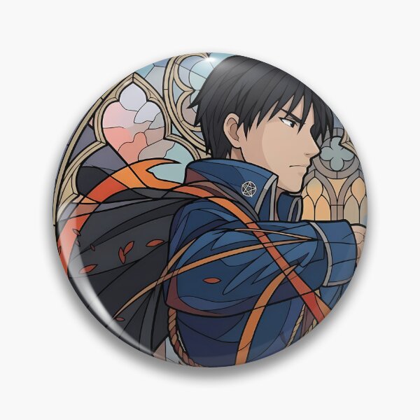 Item preview, Roy Mustang Fullmetal Alchemist Flame Alchemy Stained Glass designed and sold by mildaclairmo.