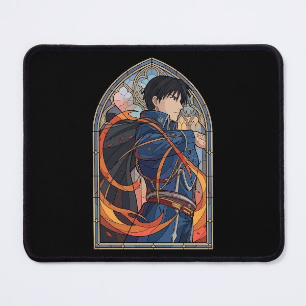 Item preview, Roy Mustang Fullmetal Alchemist Flame Alchemy Stained Glass designed and sold by mildaclairmo.