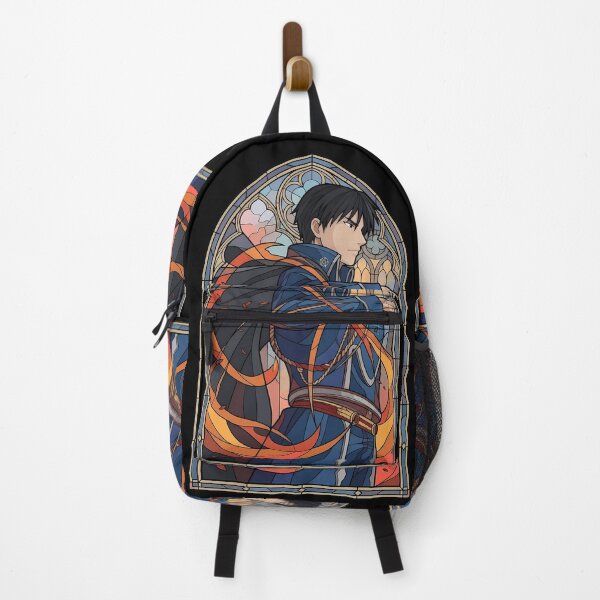 Item preview, Roy Mustang Fullmetal Alchemist Flame Alchemy Stained Glass designed and sold by mildaclairmo.